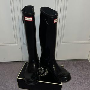 Hunter Boots Refined Slim Fit Tall Gloss RainBoots